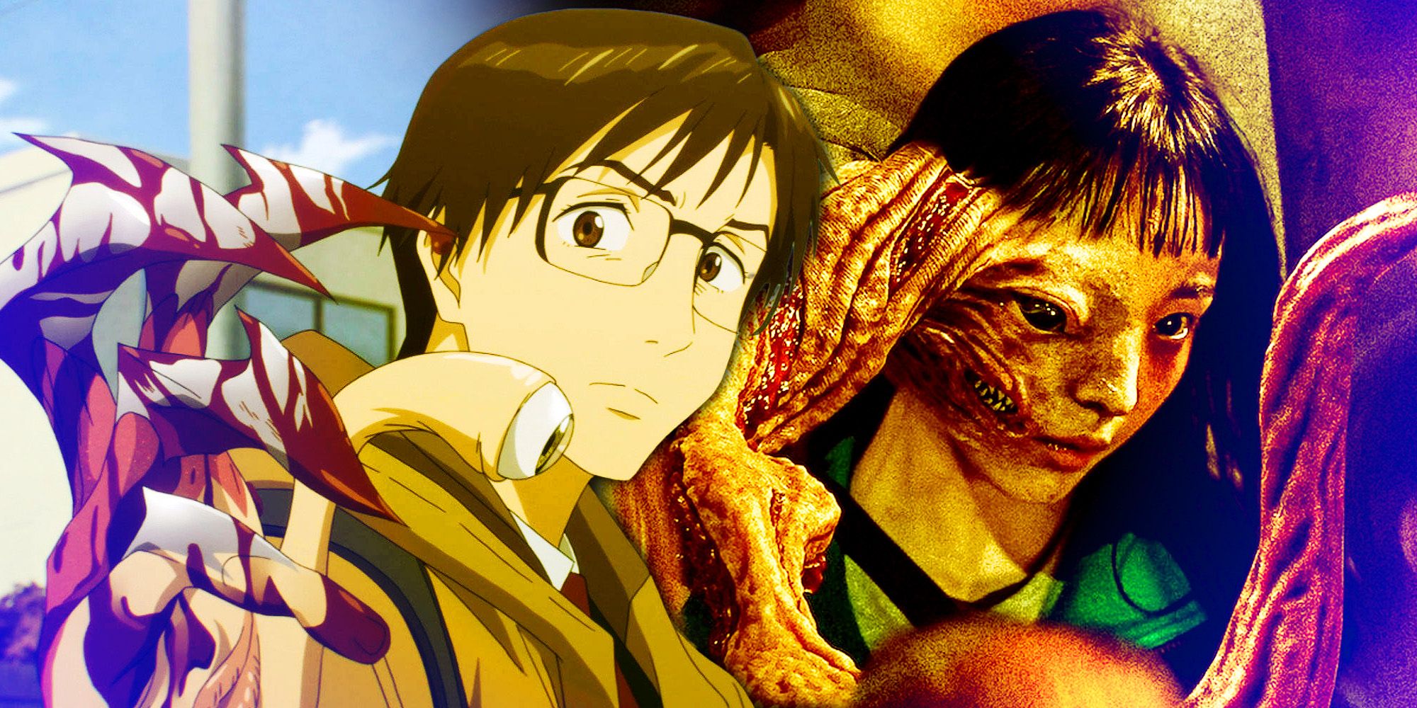 Custom image of Shinichi in Parasyte and Su-in from Parasyte The Grey