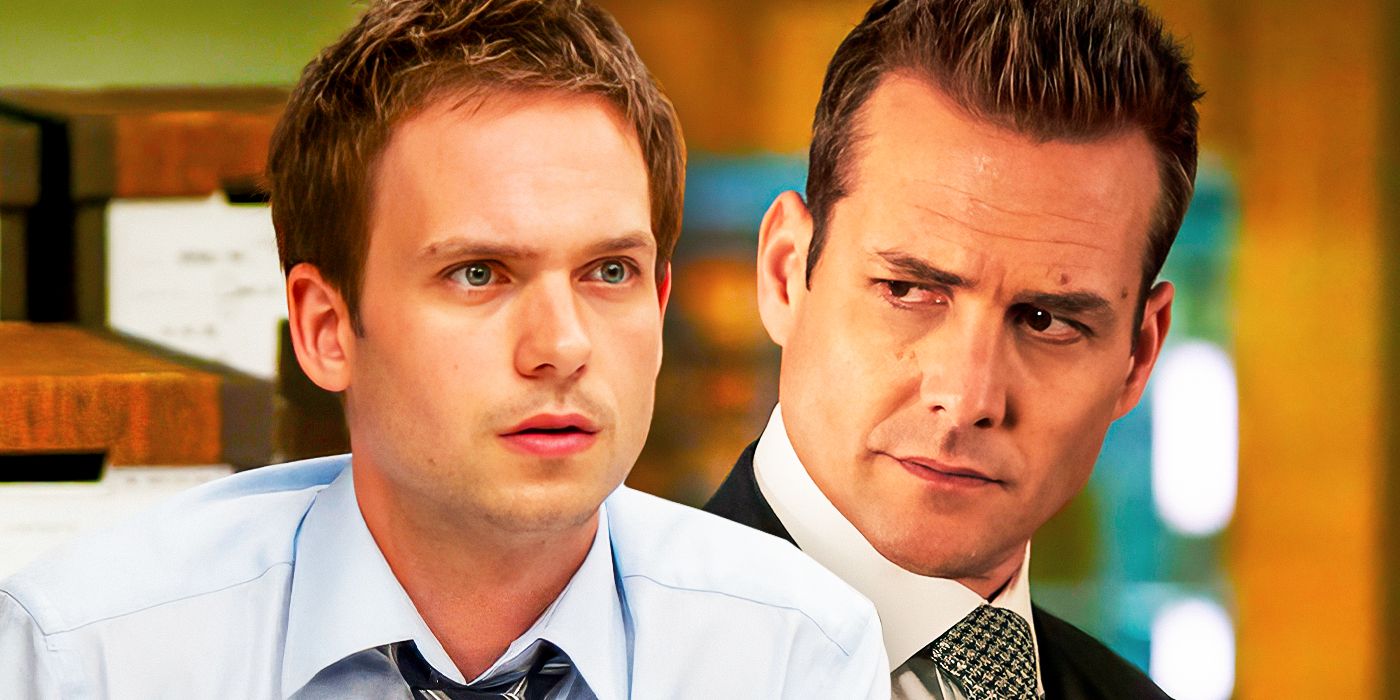 (Patrick-J-adams and gabriel macht in suits as mike ross and harvey specter