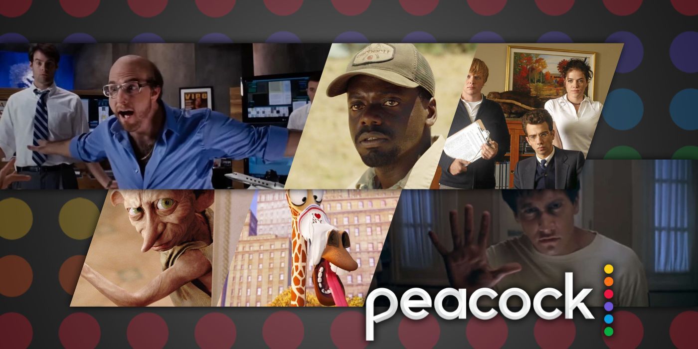 A collage of 6 of the best movies on Peacock to watch in April - created by Tom Russell