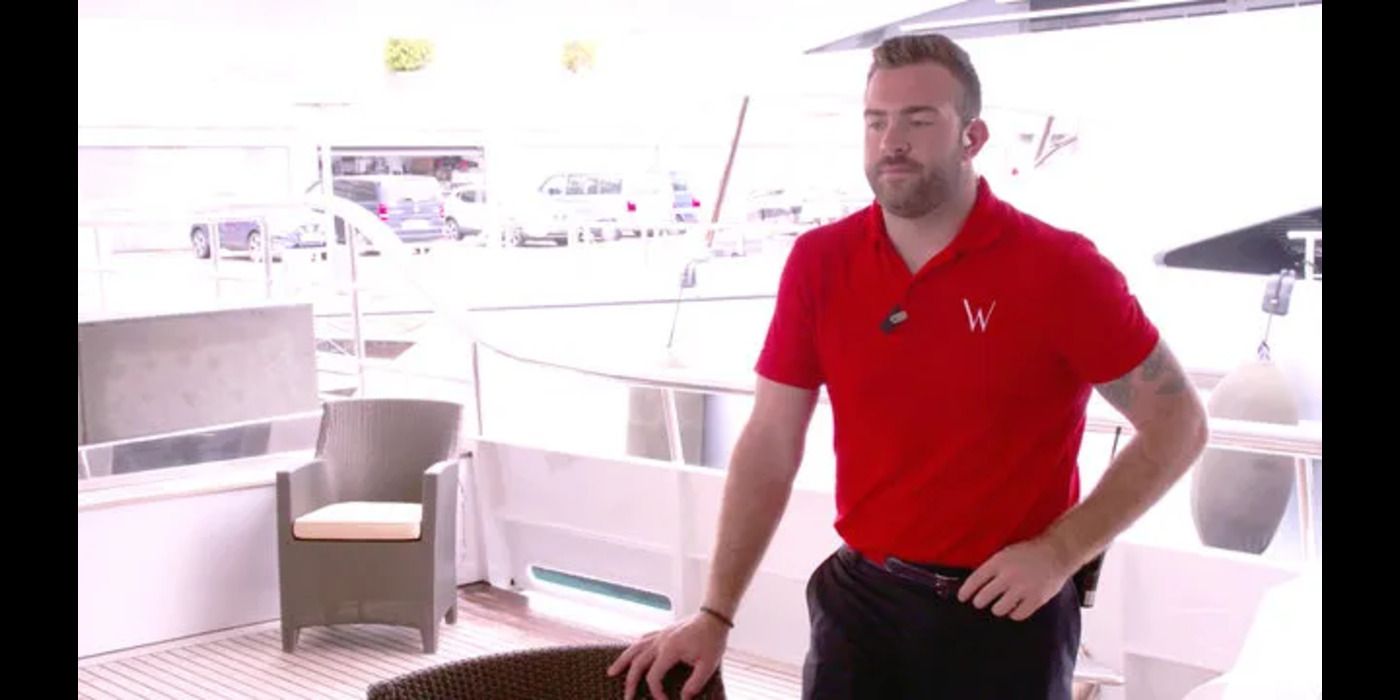 Alex Radcliffe on the below deck med yacht