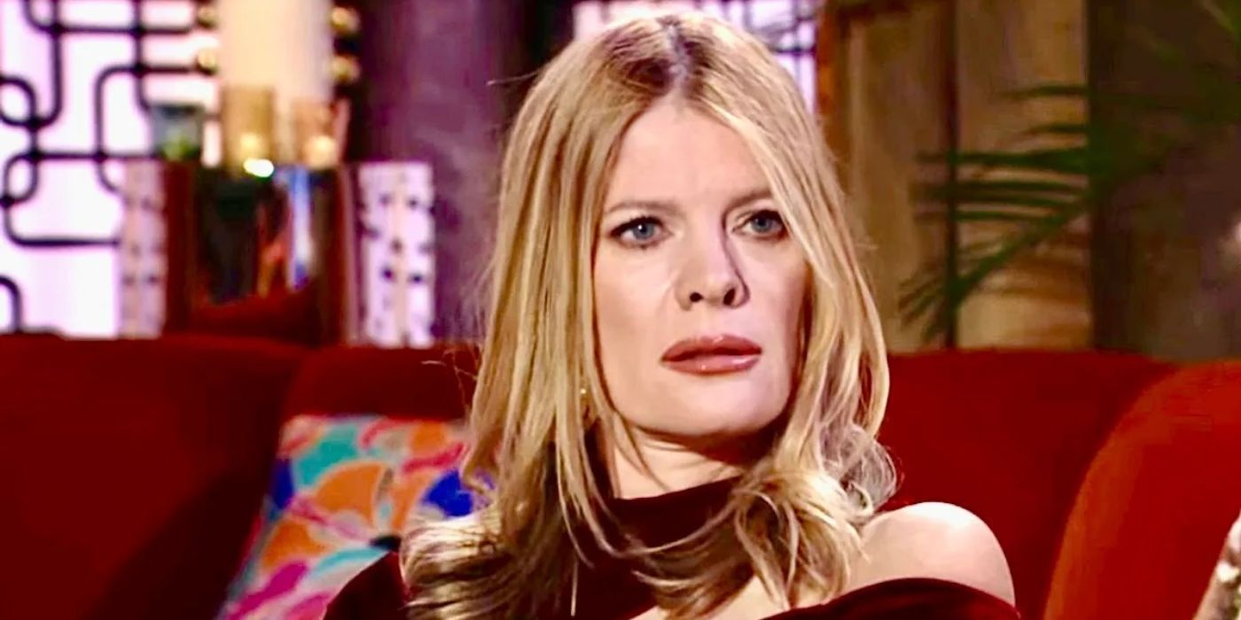 Phyllis (Katherine Stafford) looking angry in The Young and the Restless.