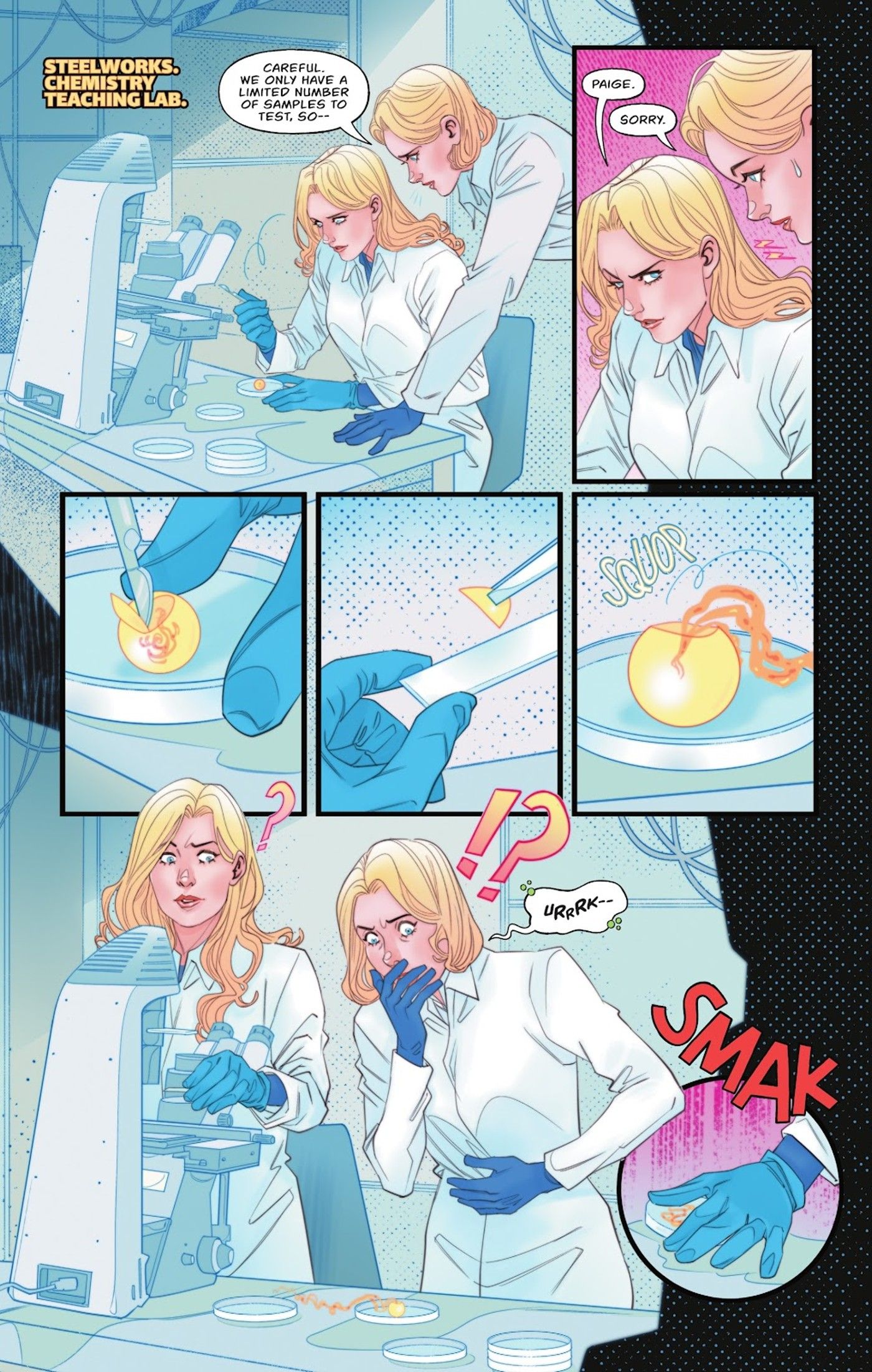 Power Girl e Supergirl investigam droga biomórfica