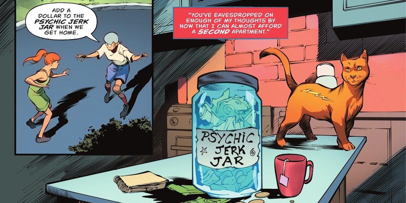 Power Girl's Psychic Jerk Jar for Omen-New Girl reference