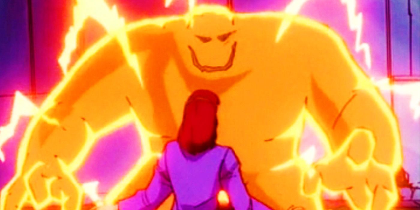 Proteus e Moira MacTaggert em X-Men, a série animada