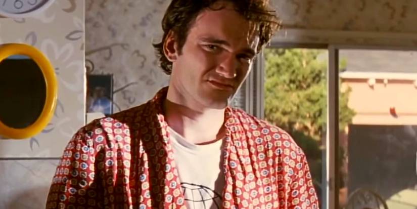 Quentin Tarantino as Jimmie Dimmick looking concerned in Pulp Fiction
