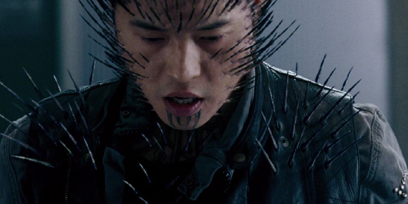 Ken Leung as "Kid Omega"/Quill with spikes in X-Men: The Last Stand