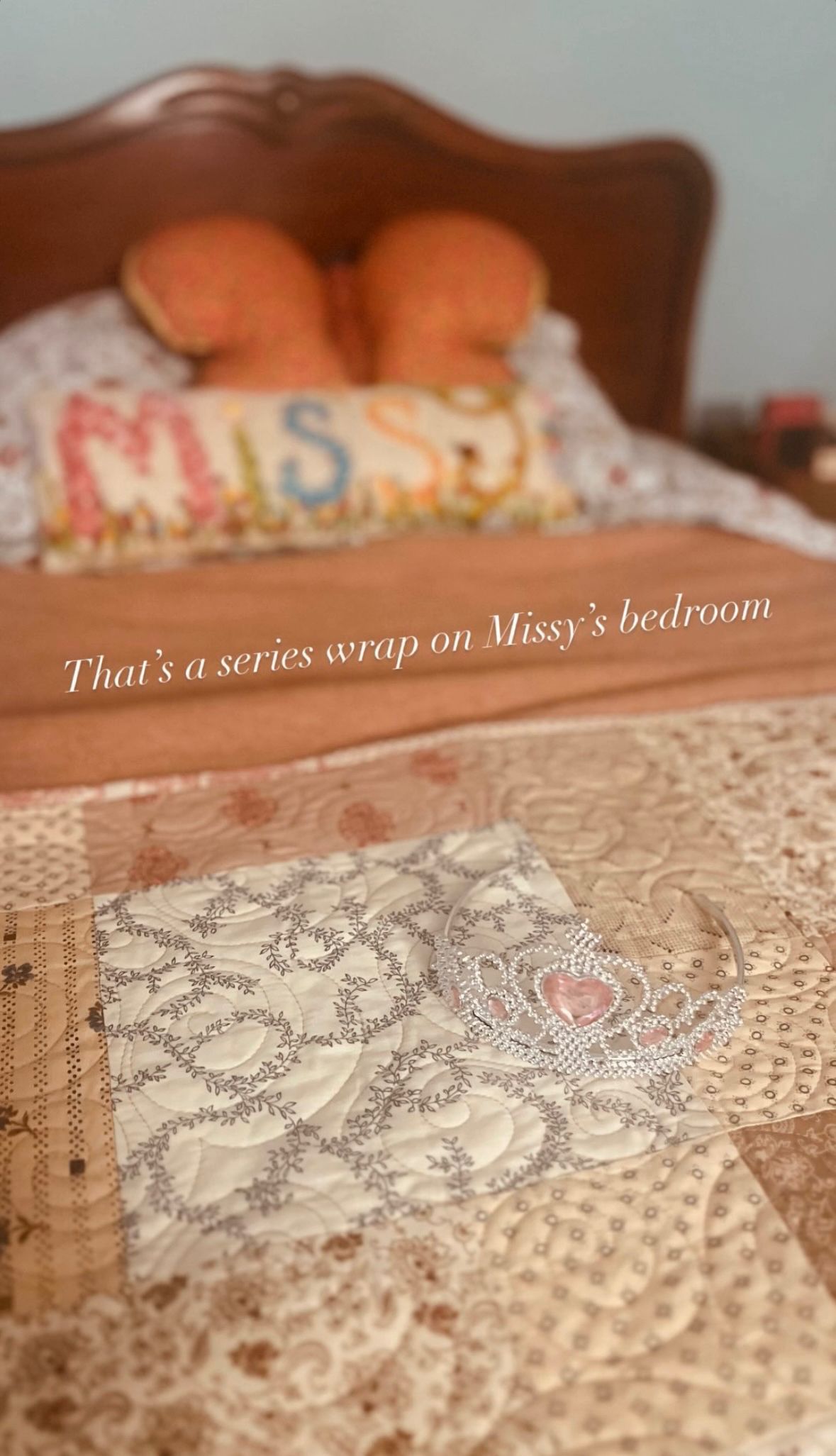 Raegan Revord's Young Sheldon post about Missy's bedroom