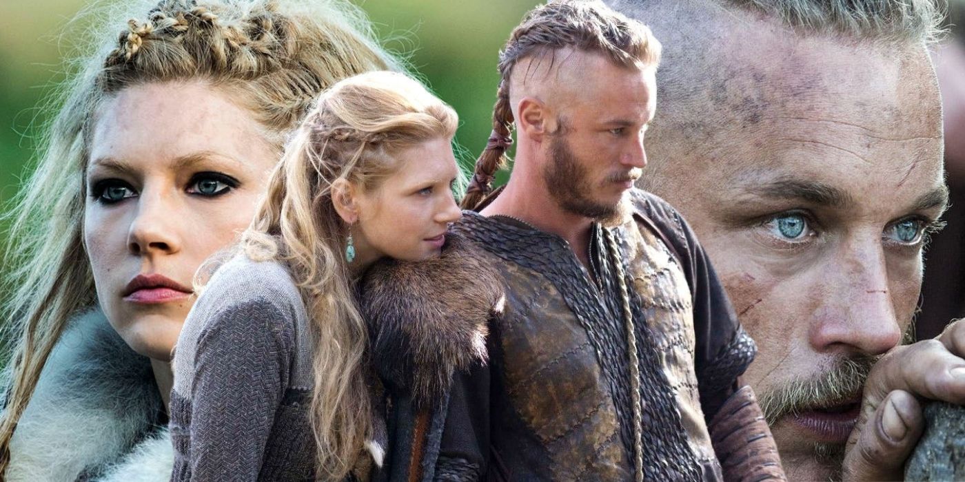 A collage image of Ragnar and Lagertha in Vikings - created by Tom Russell