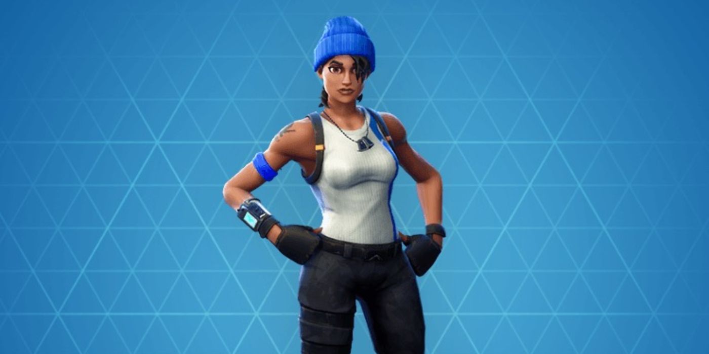 The Blue Team Leader skin in Fortnite