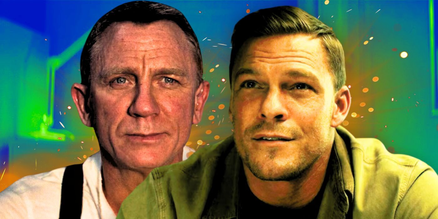 A custom image of Daniel Craig as James Bond and Alan Ritchson as Reacher