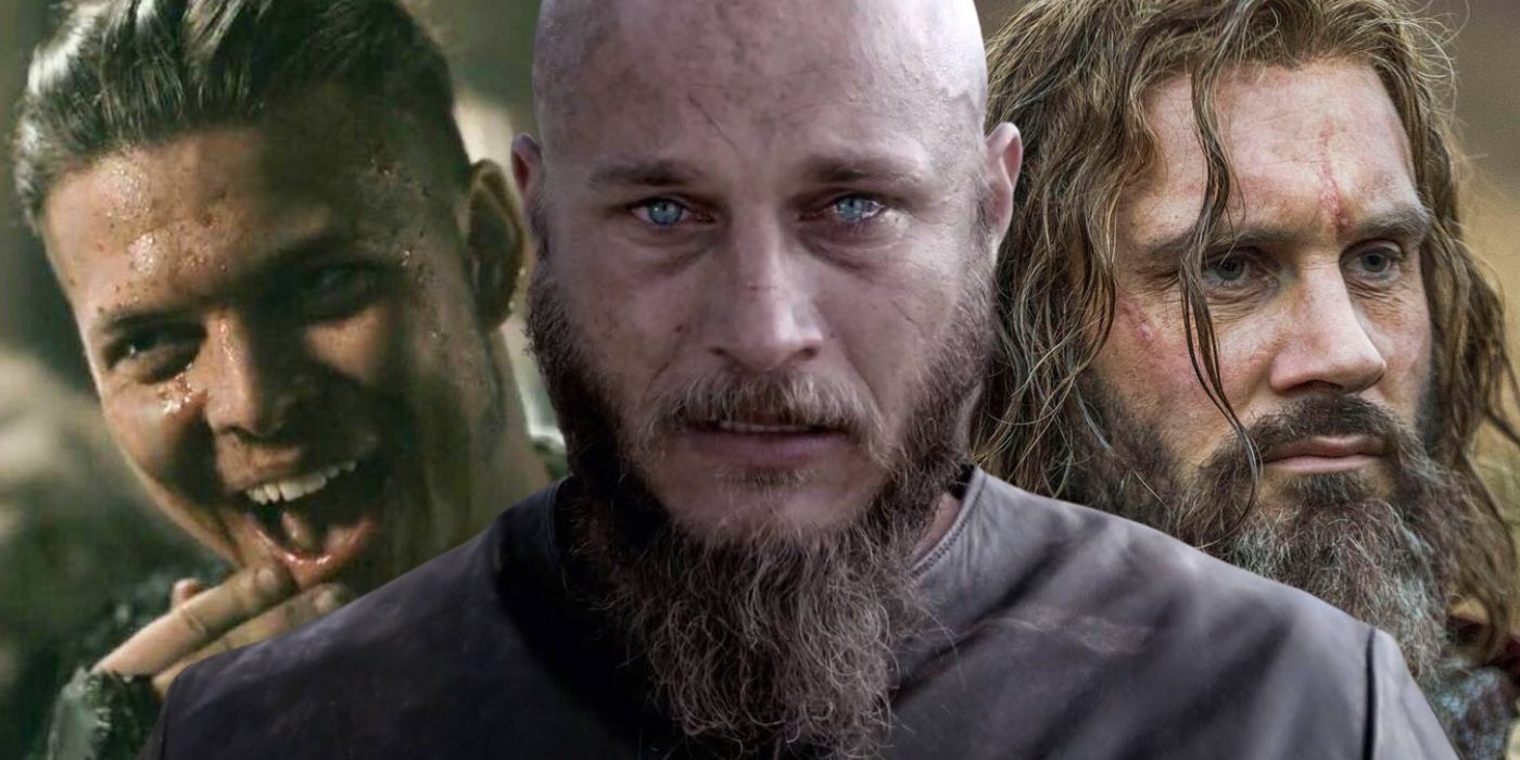 A collage image of Ivar, Ragnar, and Rolle in Vikings - created by Tom Russell