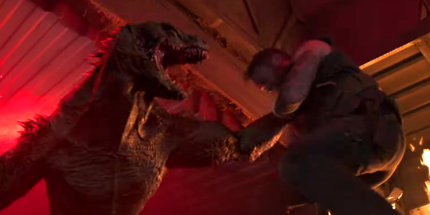 Reptile attacks Kano in Mortal Kombat 2021