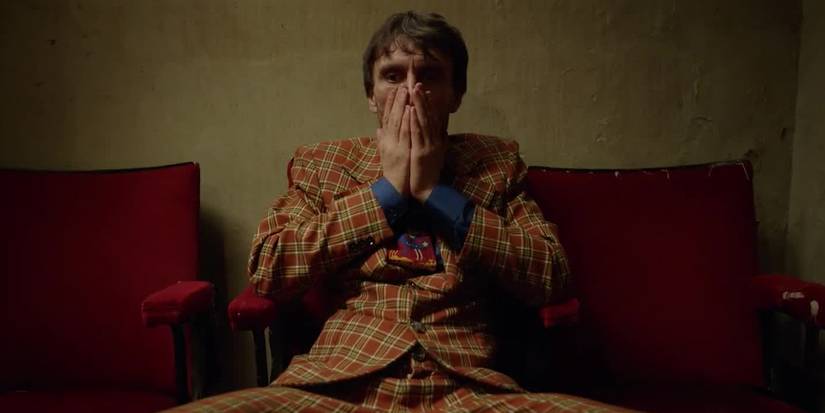 Richard Gadd as Donny with His Hands Over His Mouth in Baby Reindeer