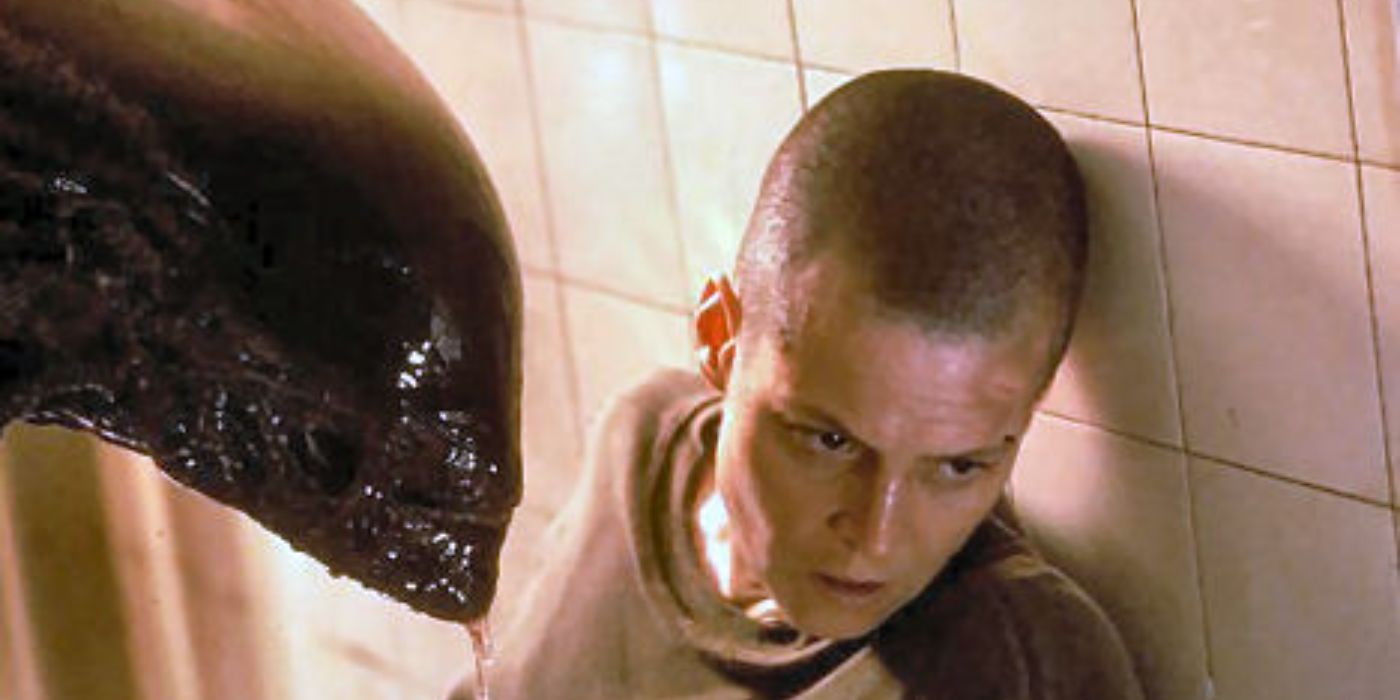 Ripley e o Xenomorfo em Alien 3