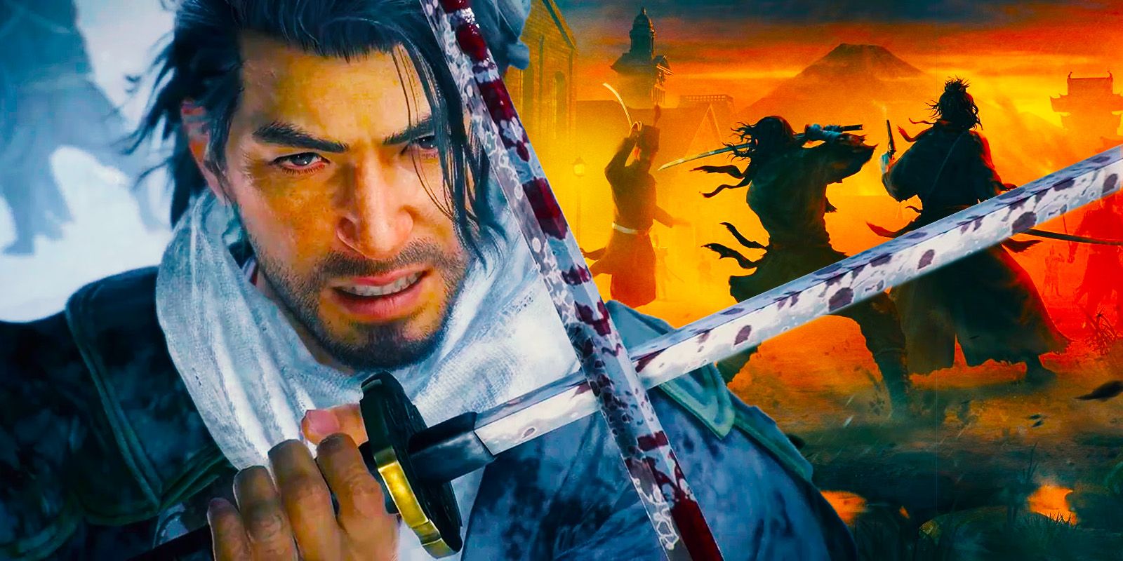 An angry samurai in Rise of the Ronan Keyart.