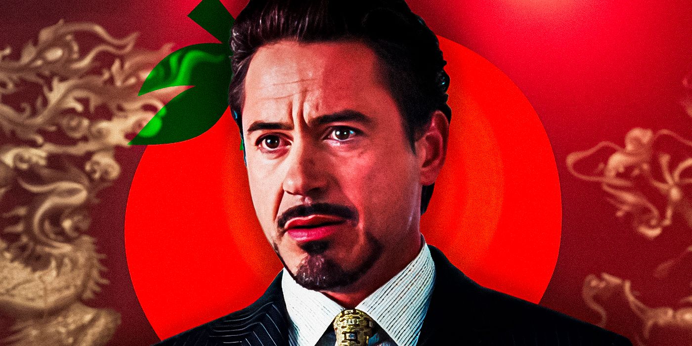 Robert Downey Jr as Tony Stark in Iron Man.