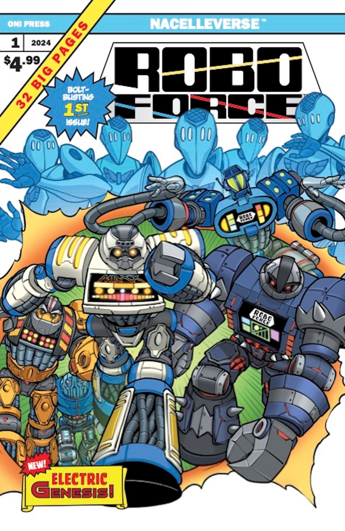 RoboForce #1 cover by Rhoald Marcellius