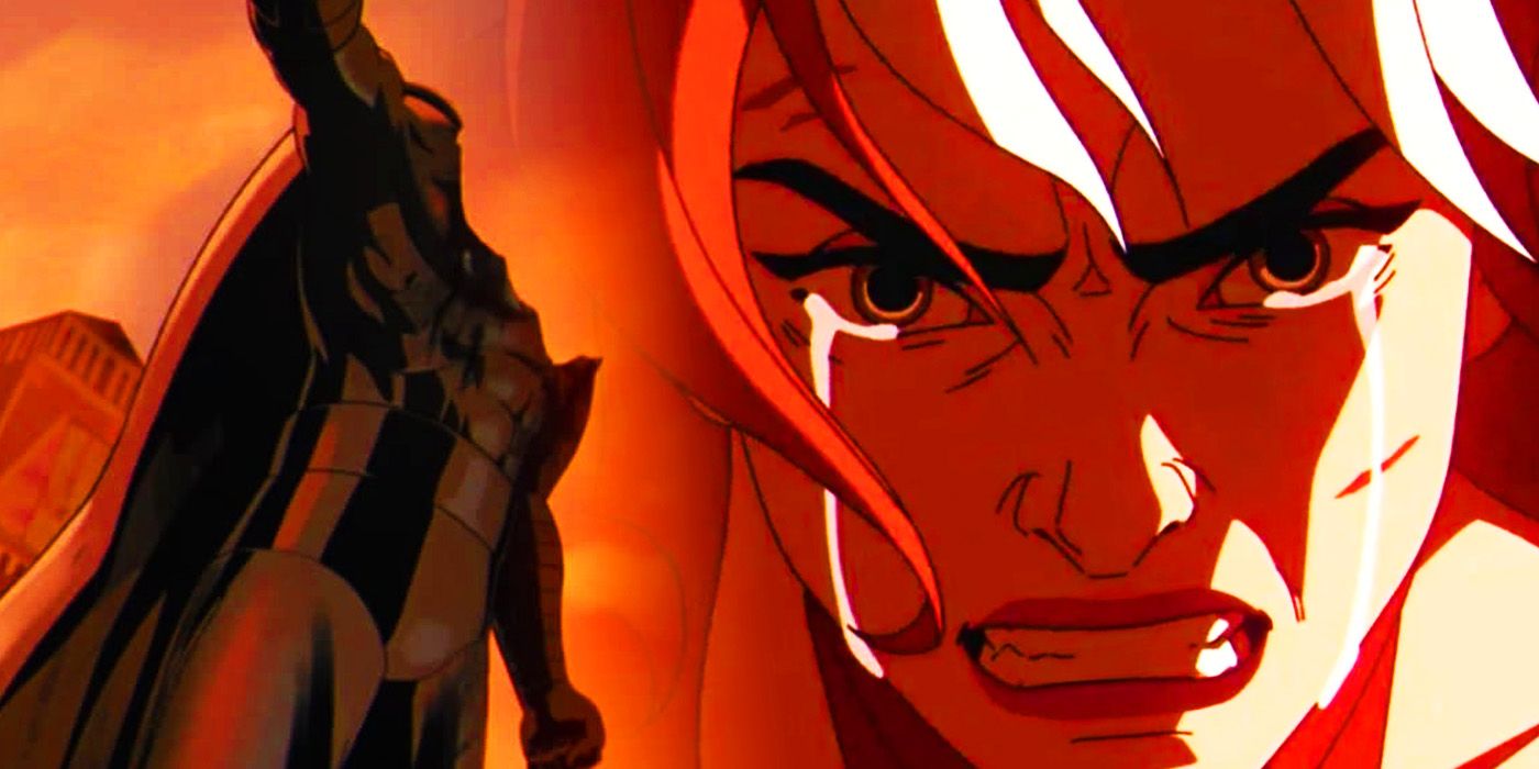 Rogue crying and Magneto's destroyed statue in X-Men '97 episode 5