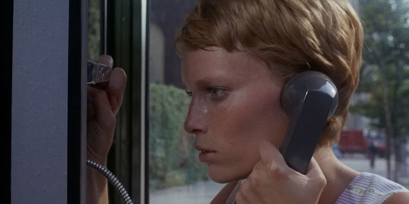 Rosemary on the phone in Rosemary's Baby