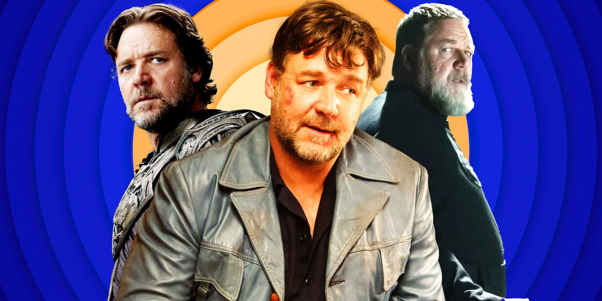 Russell Crowe from The Nice Guys, The Pope's Exorcist and Man of Steel