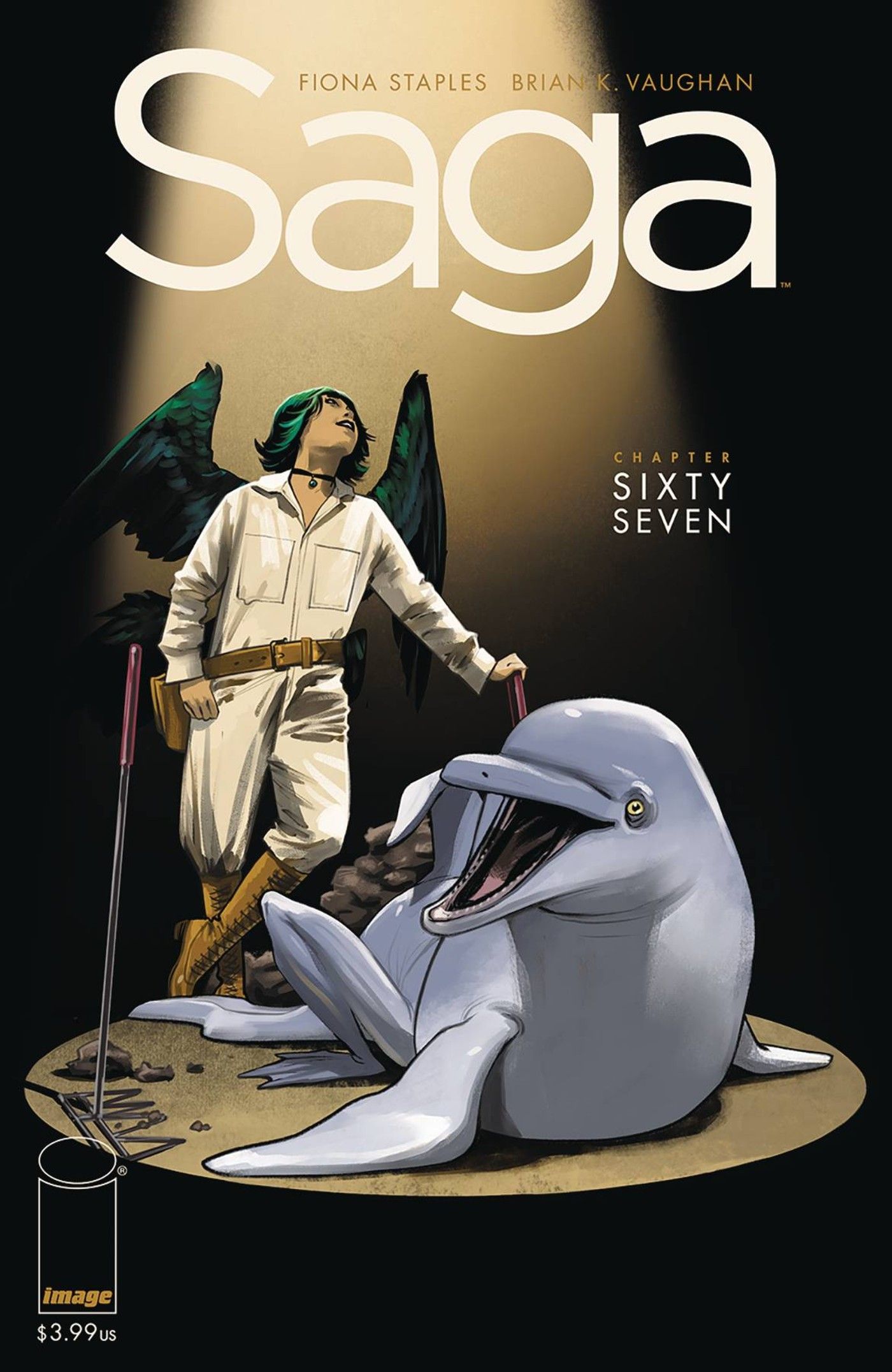 saga 67 capa avelã com um golfinho