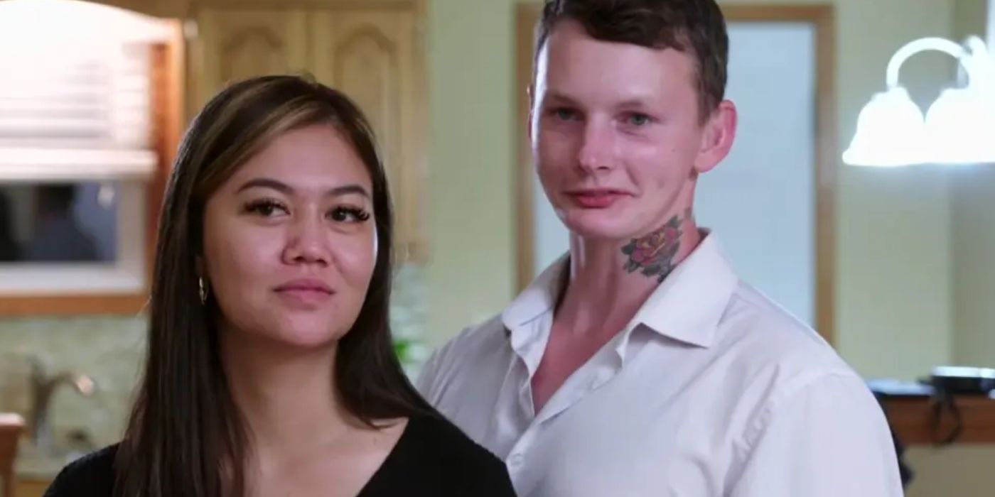 Sam Wilson in white shirt and Citra in black top in 90 Day Fiance