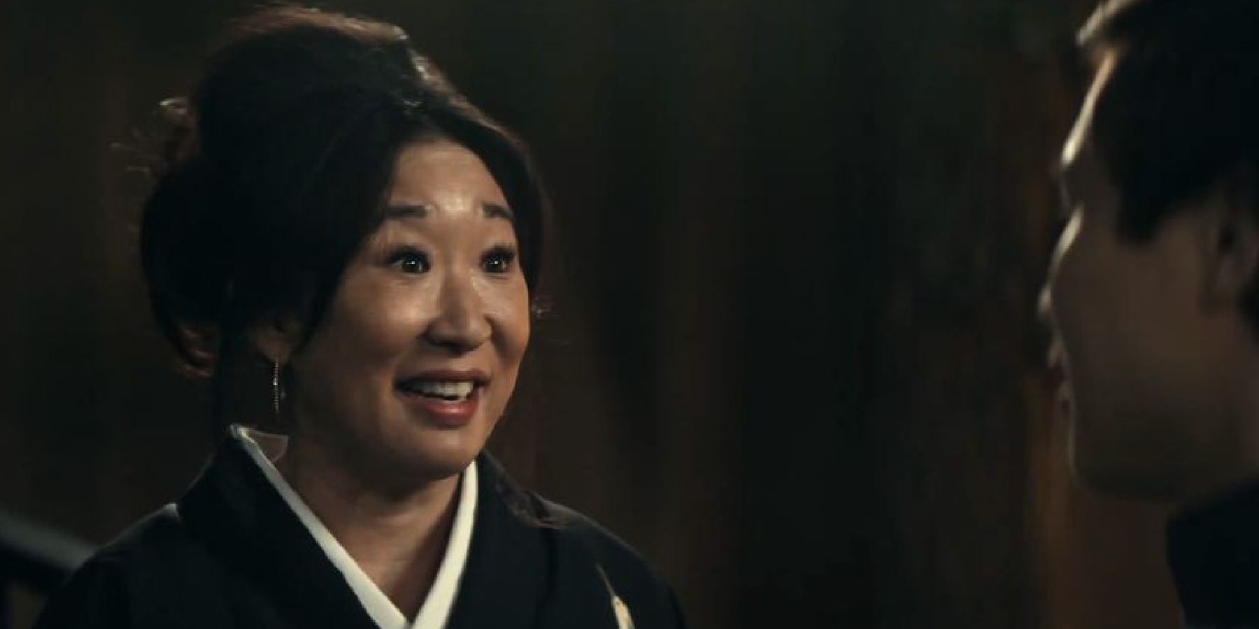 Sofia in traditional Japanese clothing in The Sympathizer