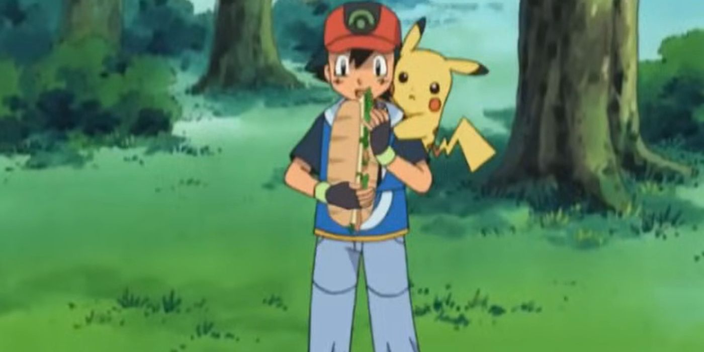 Ash Catches a Sandiwch in Pokemon: Ruby and Sapphire