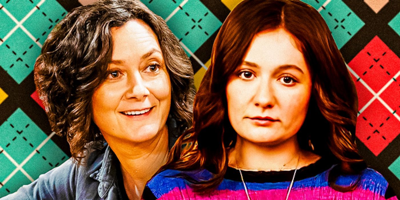 Sara Gilbert's Darlene and Emma Kennet's Harris from The Conners
