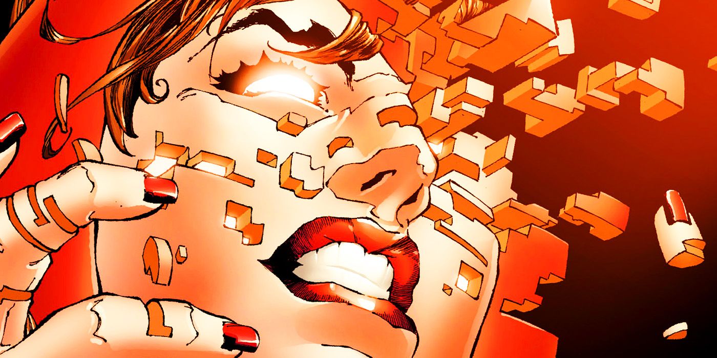 Scarlet Witch falling apart in Marvel Comics' House of M