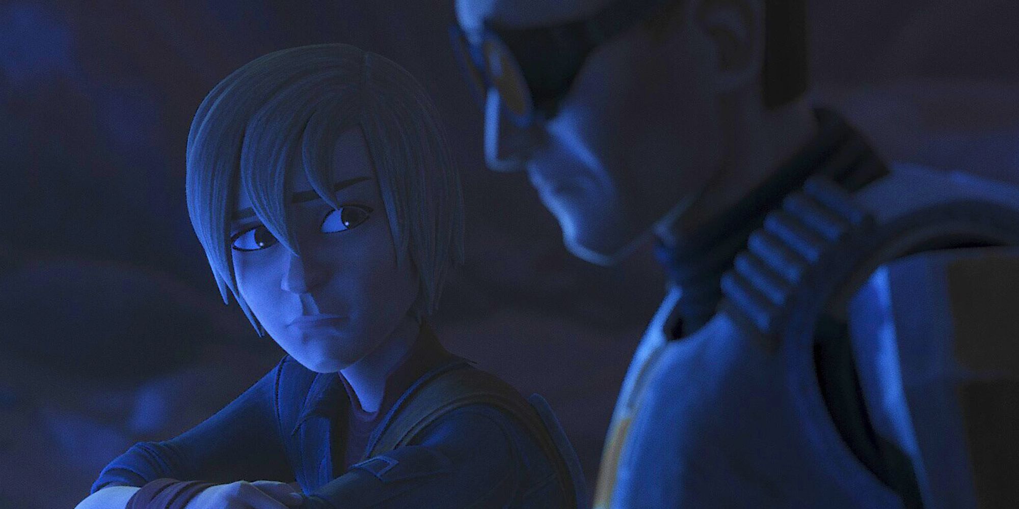 Omega looks at Tech as they have a heart-to-heart about Echo and change as a whole