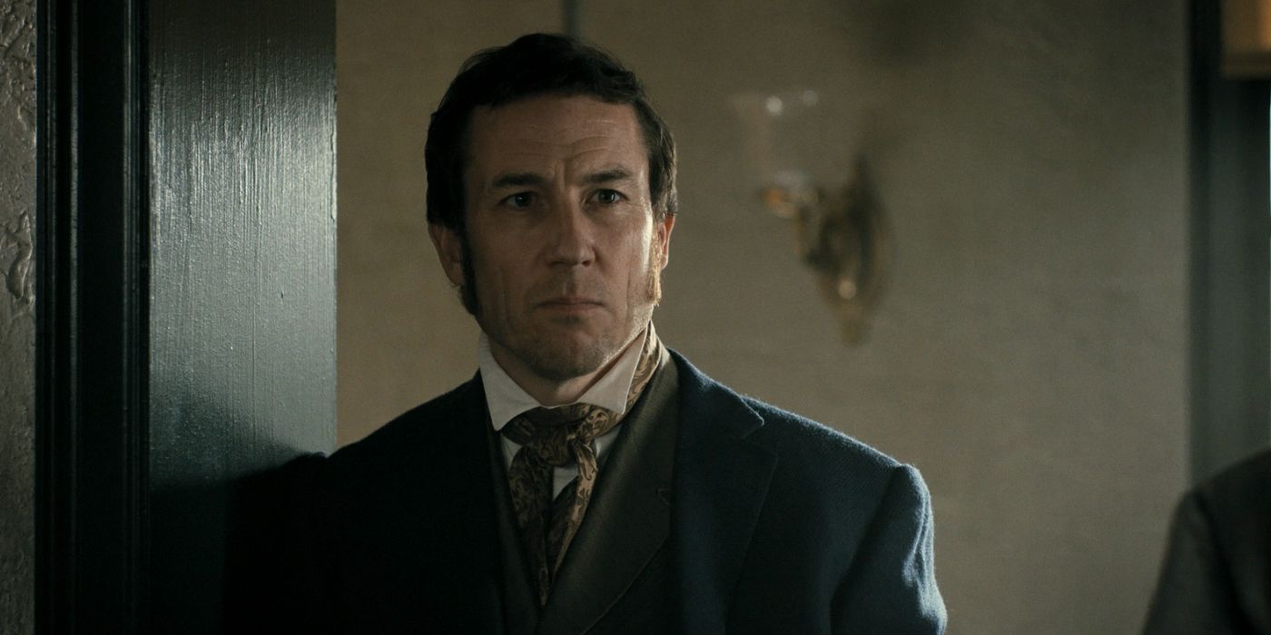 Tobias Menzies as Edwin Stanton in Manhunt