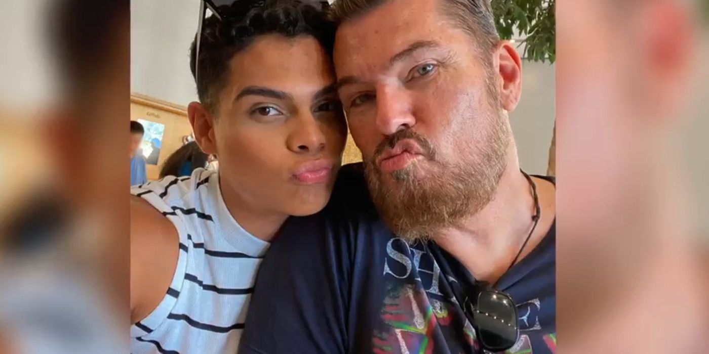 Shawn Finch and Alliya In 90 Day Fiance taking pouty selfies