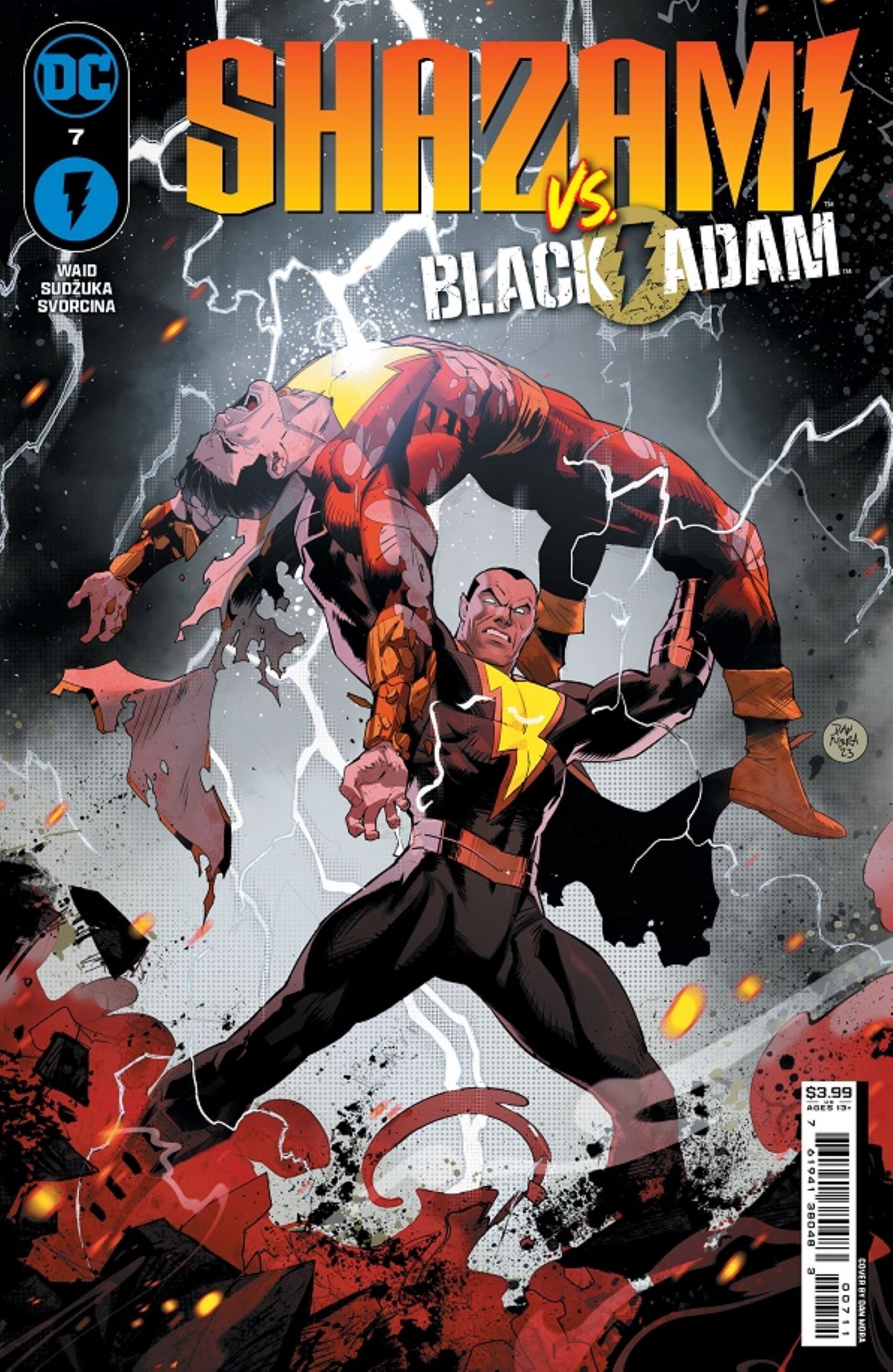 Shazam! Capa nº 7 com Black Adam e Shazam