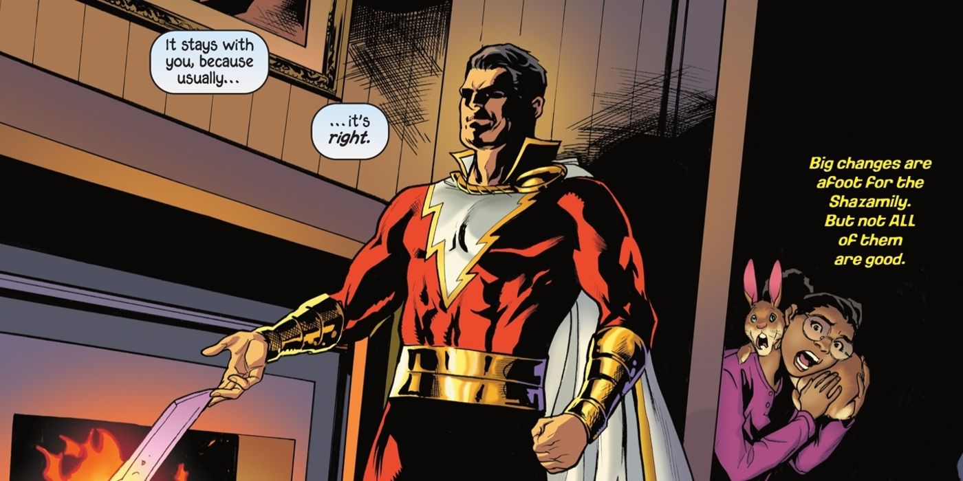 Shazam Burning Billy's Letter DC