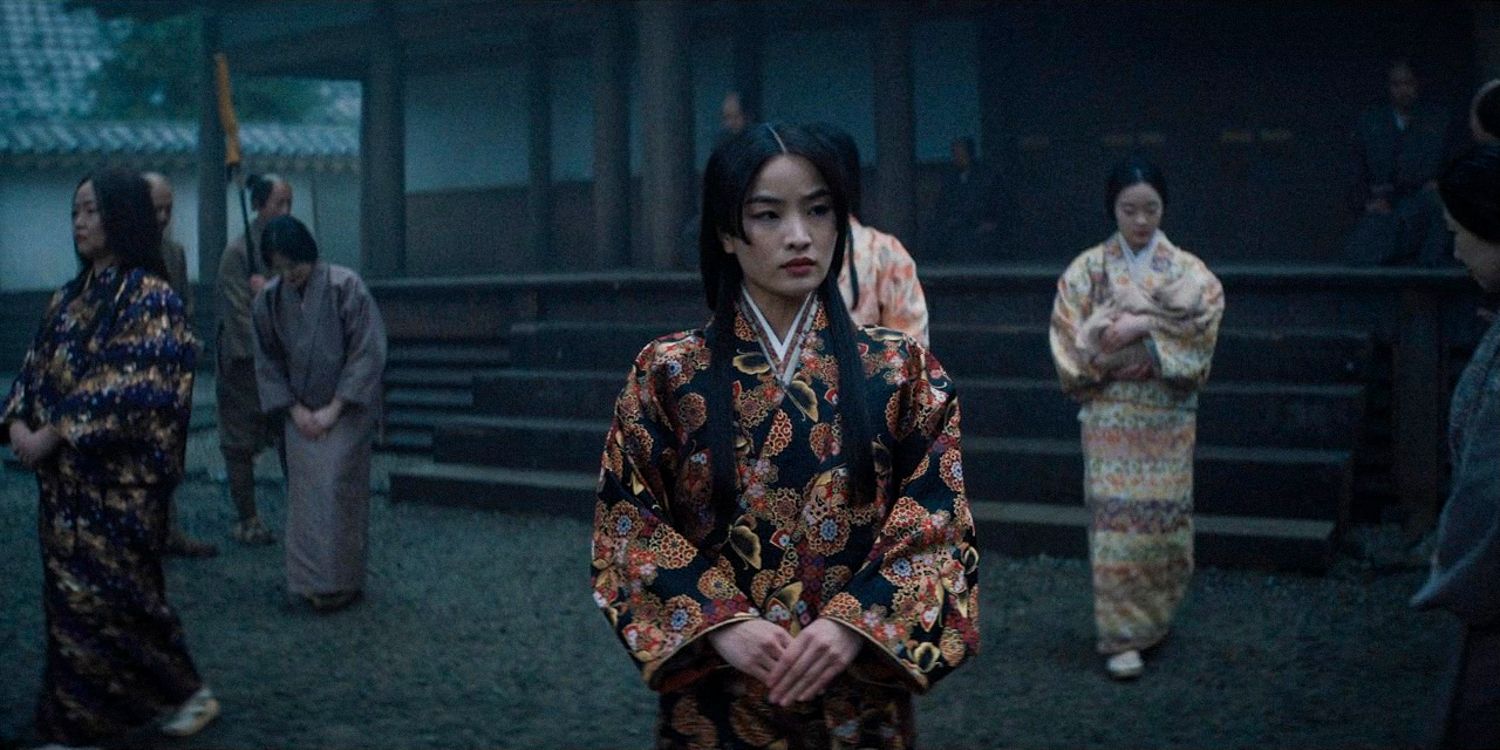 Mariko ready to leave the Osaka palace in Shogun season 1 Ep 9 