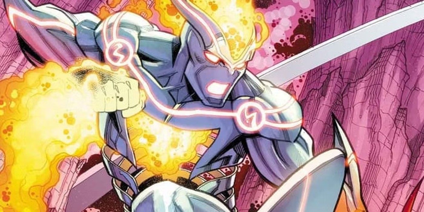 Marvel's Future Ghost Rider-Silver Surfer Hybrid Takes on Mephisto in Cosmic Showdown
