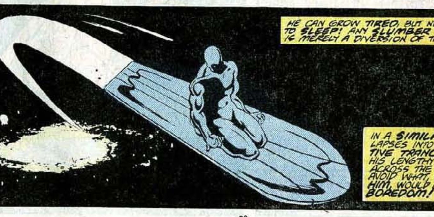 Silver Surfer in stasis in Marvel Comics