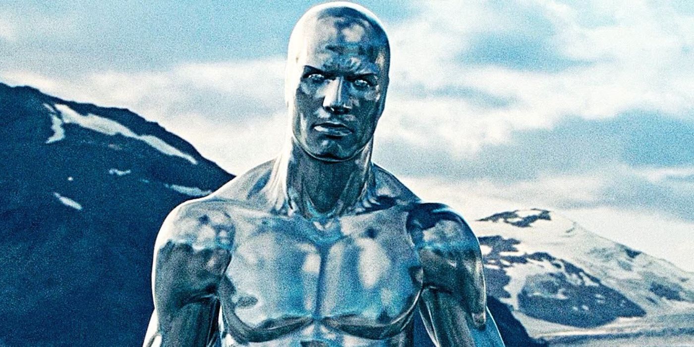 Silver Surfer in the Tundra in Fantastic Four: Rise of the Silver Surfer 