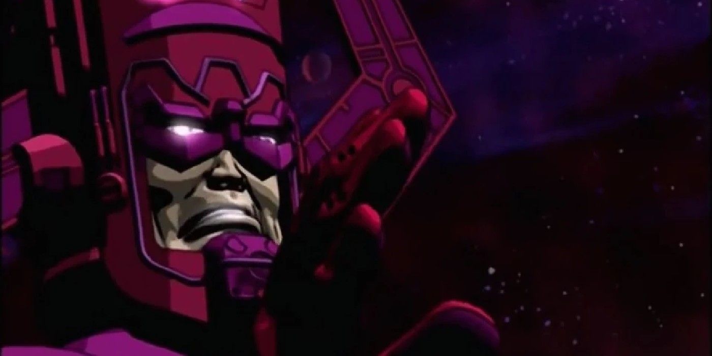 silver surfer the animated series, the origins of the silver surfer part 3, Galactus waves his hand in space