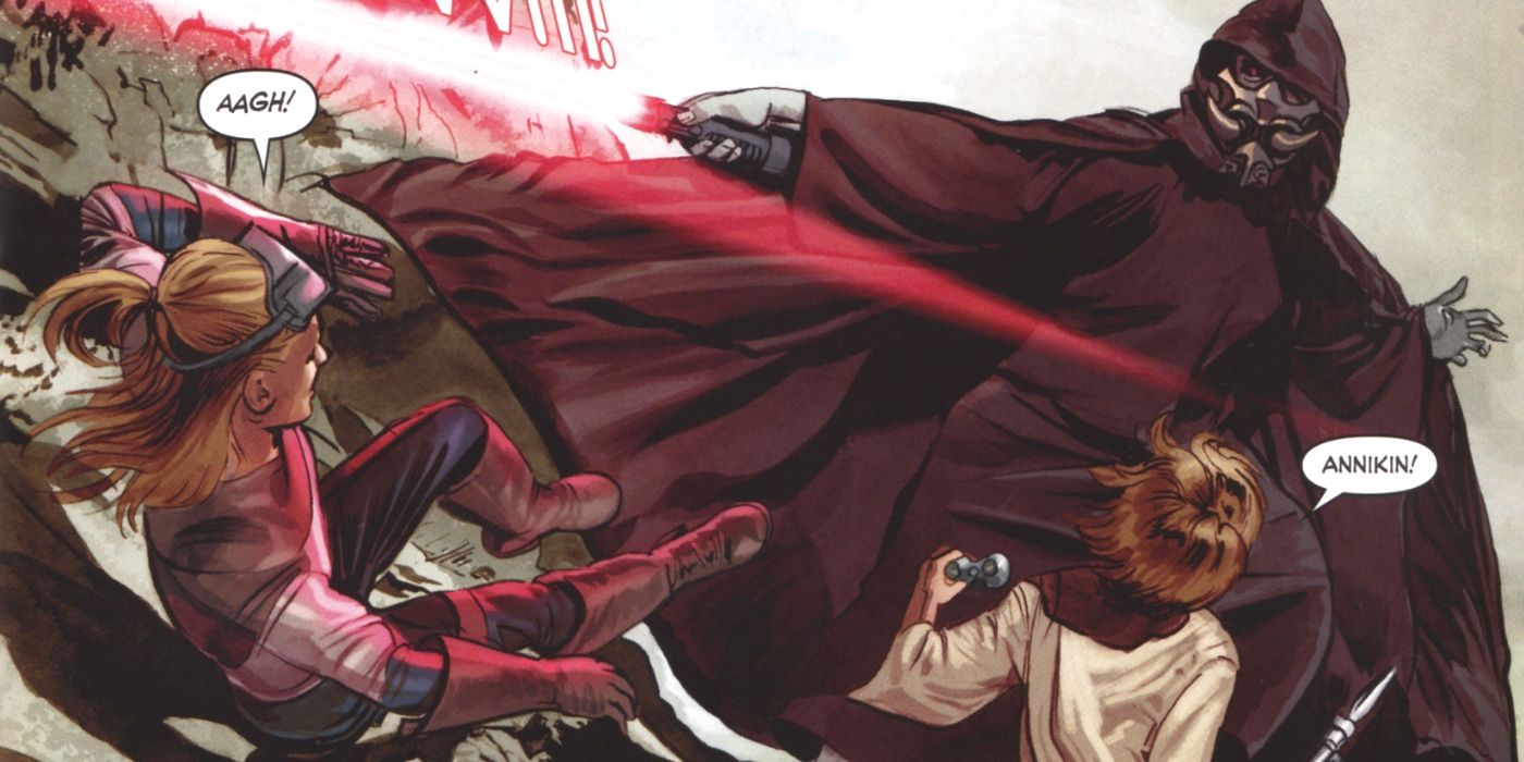 Sith Knight in The Star Wars Comic Adaptation