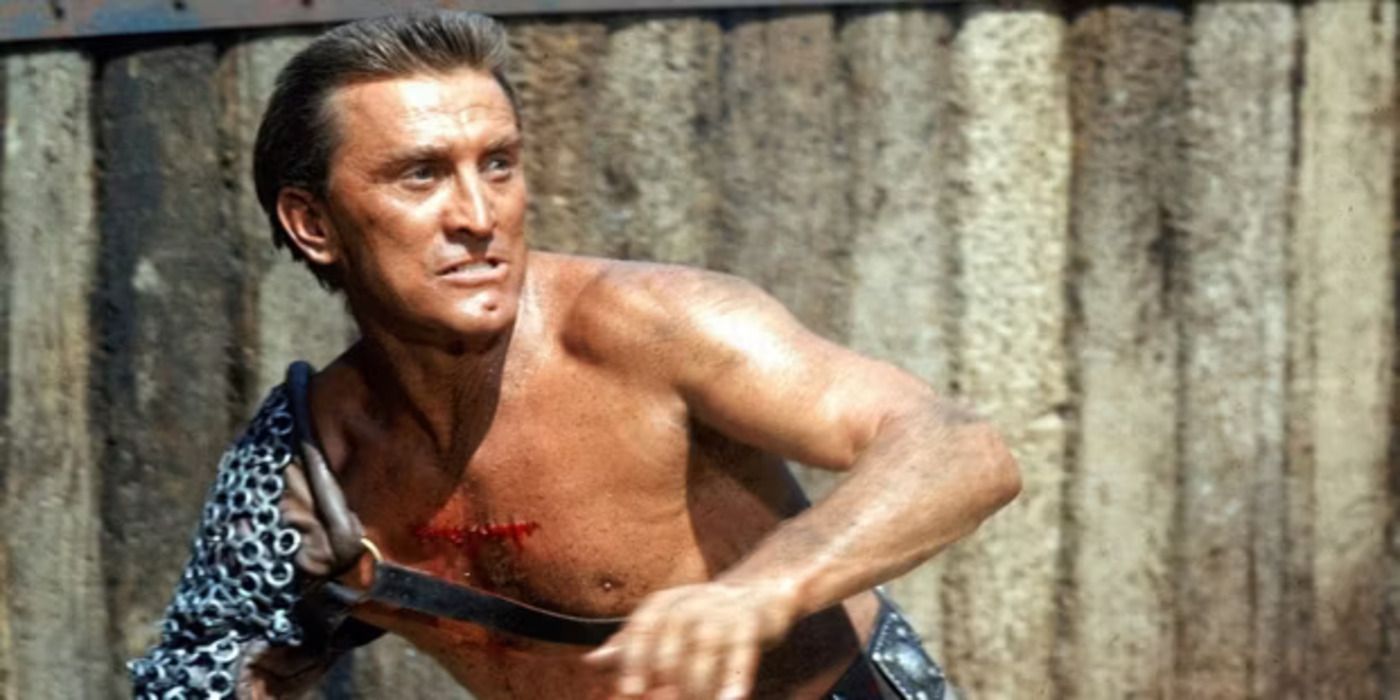 Kirk Douglas as Spartacus