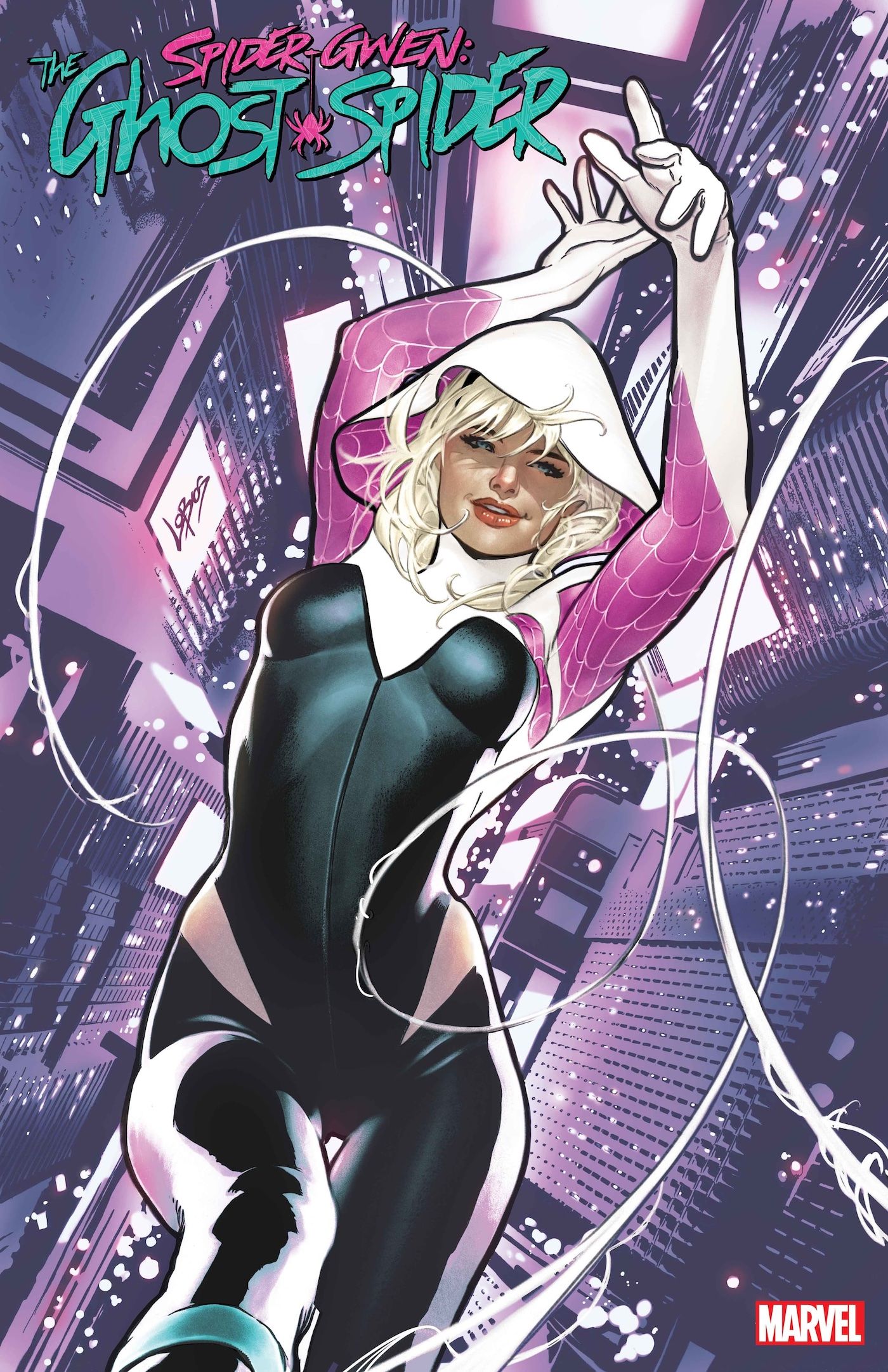 Capa variante de Spider-Gwen Villalobos