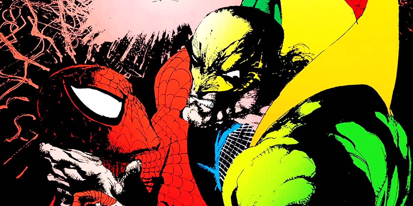 Homem-Aranha e Punho de Ferro lutando na Marvel Comics