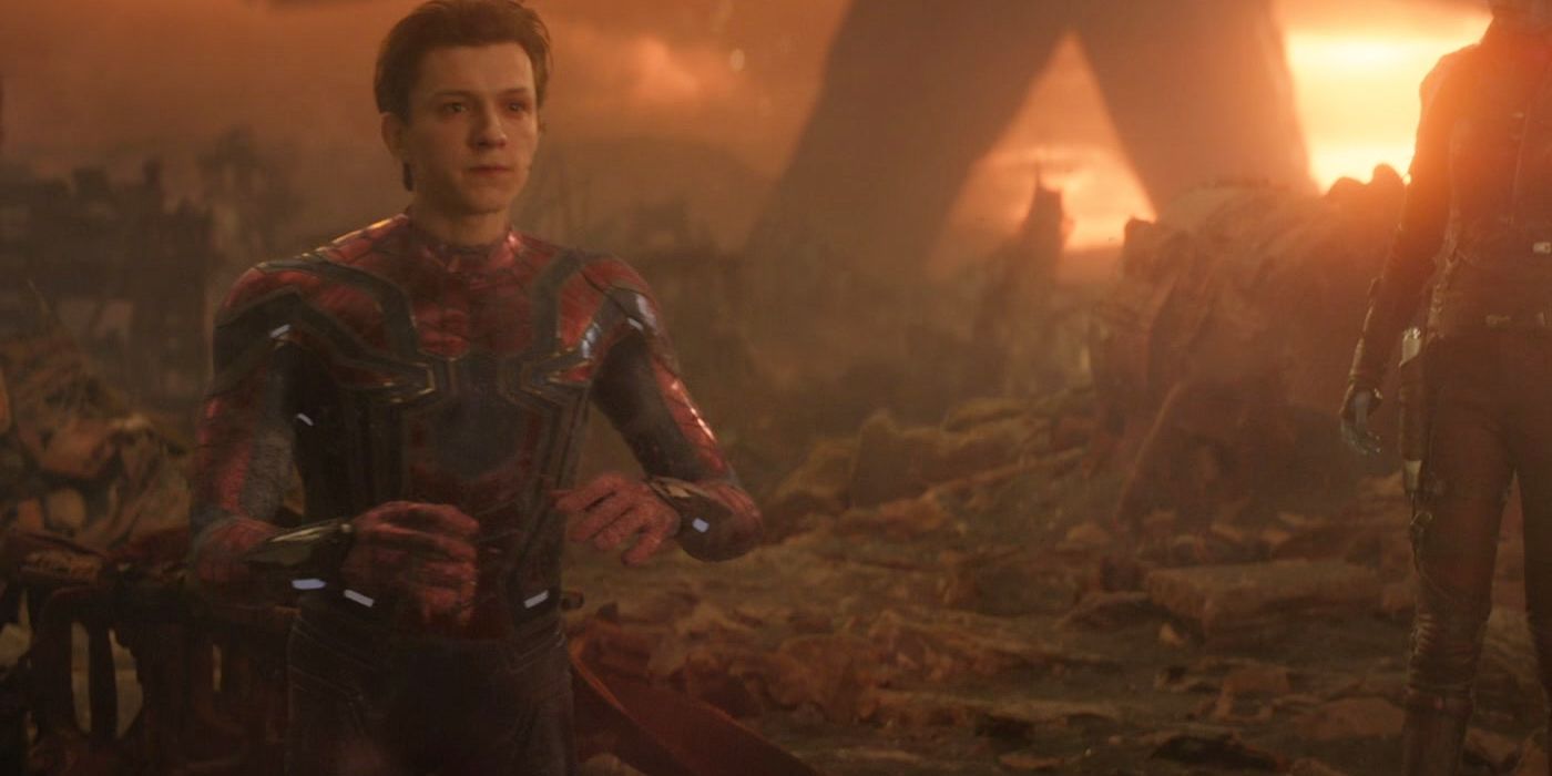 Spider-Man looks weak against the Titan in Avengers Infinity War