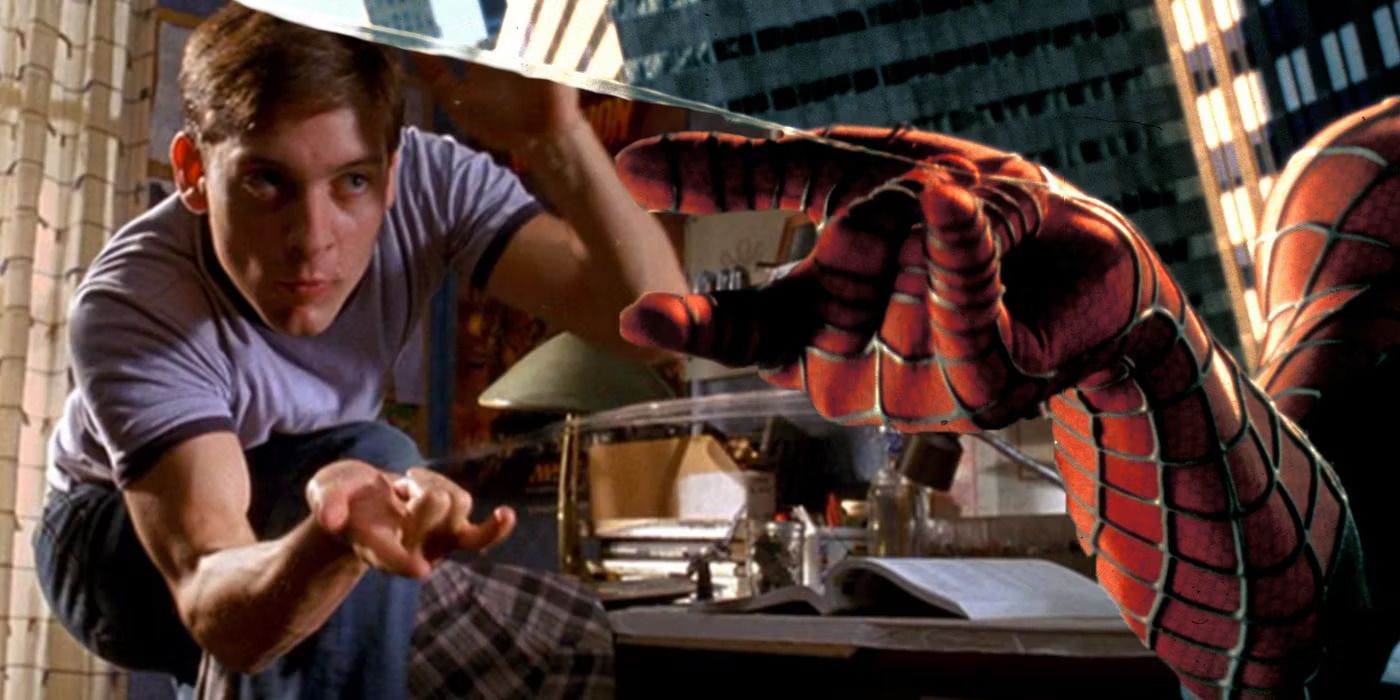 Homem-Aranha-Tobey-Maguire-webshooters orgânicos