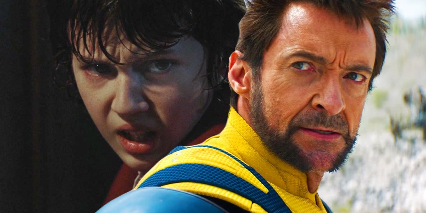 Split image of Wolverine as a child and adult in X-Men Origins and Deadpool and Wolverine