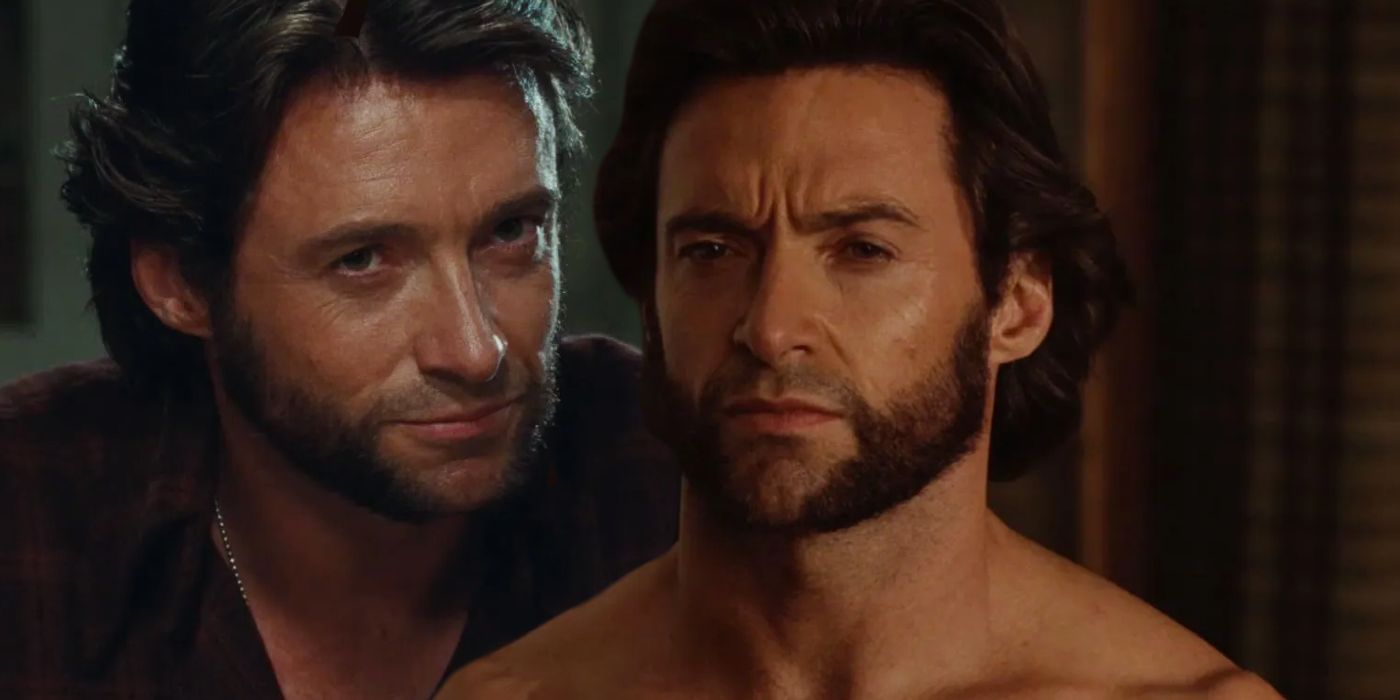 Split image of Wolverine in X-Men Origins Wolverine
