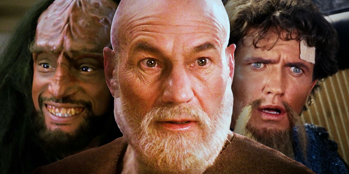 Star Trek Bearded Picard, Lazarus, and Worfs Brother Kurn