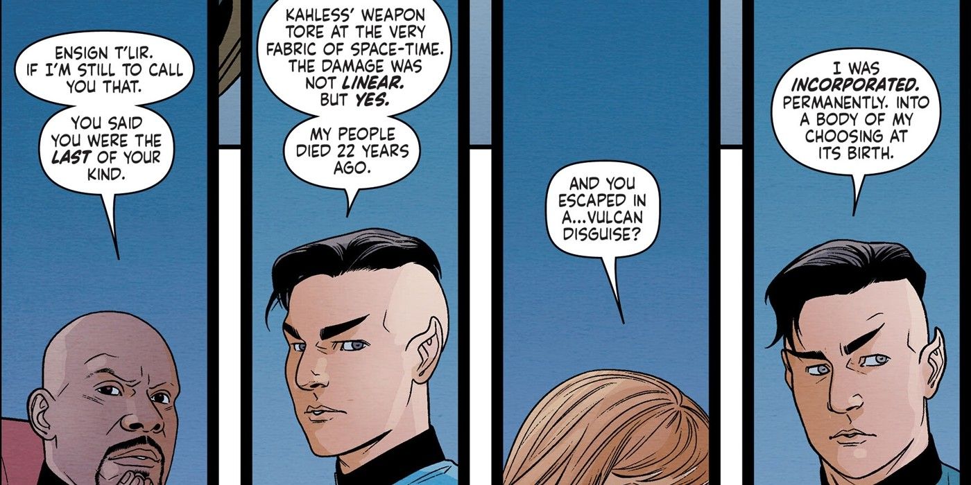 T&rsquo;Lir explains the non-linear damage Kahless has caused